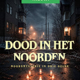 Dood in het Noorden van Arkiv by Unsolved met een donkere straat en kaarsen op de voorgrond. NIEUW!